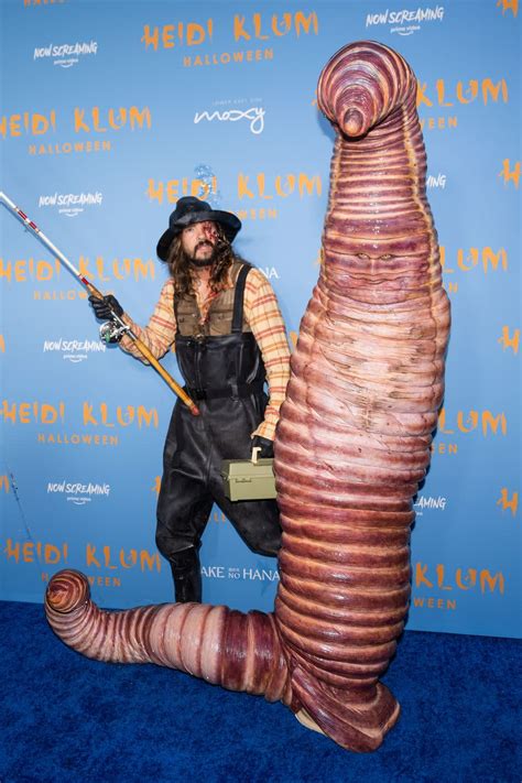 Nov 1, 2022 · Heidi Klum dressed as a worm at her star-studded 21st annual Halloween party at Sake No Hana in the new Lower East Side Moxy hotel on Monday. Klum proved to be quite the catch for her hubby, Tom ...